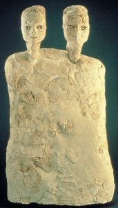 Ain Ghazal figure with two heads